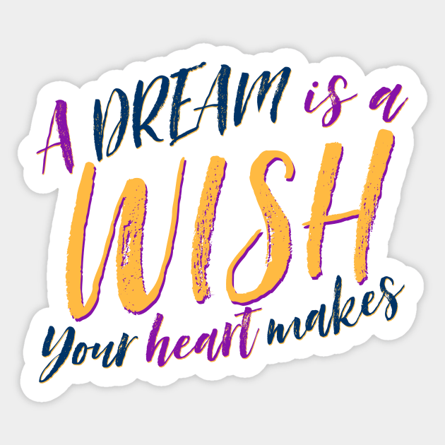 a dream is a WISH Sticker by Disney Cruise Line Blog